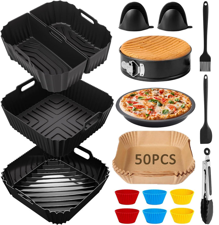 Heissluftfritteuse Zubehör - Airfryer Zubehör für COSORI 5,5L 6L 6,2L Turbo Tower Pro Smart 10,8L, N