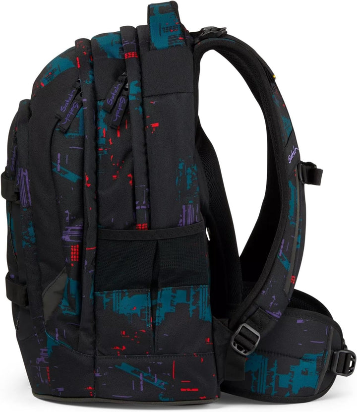 satch pack Schulrucksack Schulrucksack ab 5. Klasse ergonomisch 30L Stauraum standfest Organisations