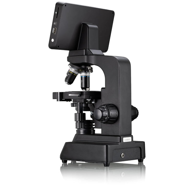 Bresser LCD-Mikroskop Researcher mit Touch-Display für 44–700-fache Vergrösserung, Kondensor, Kreuzt