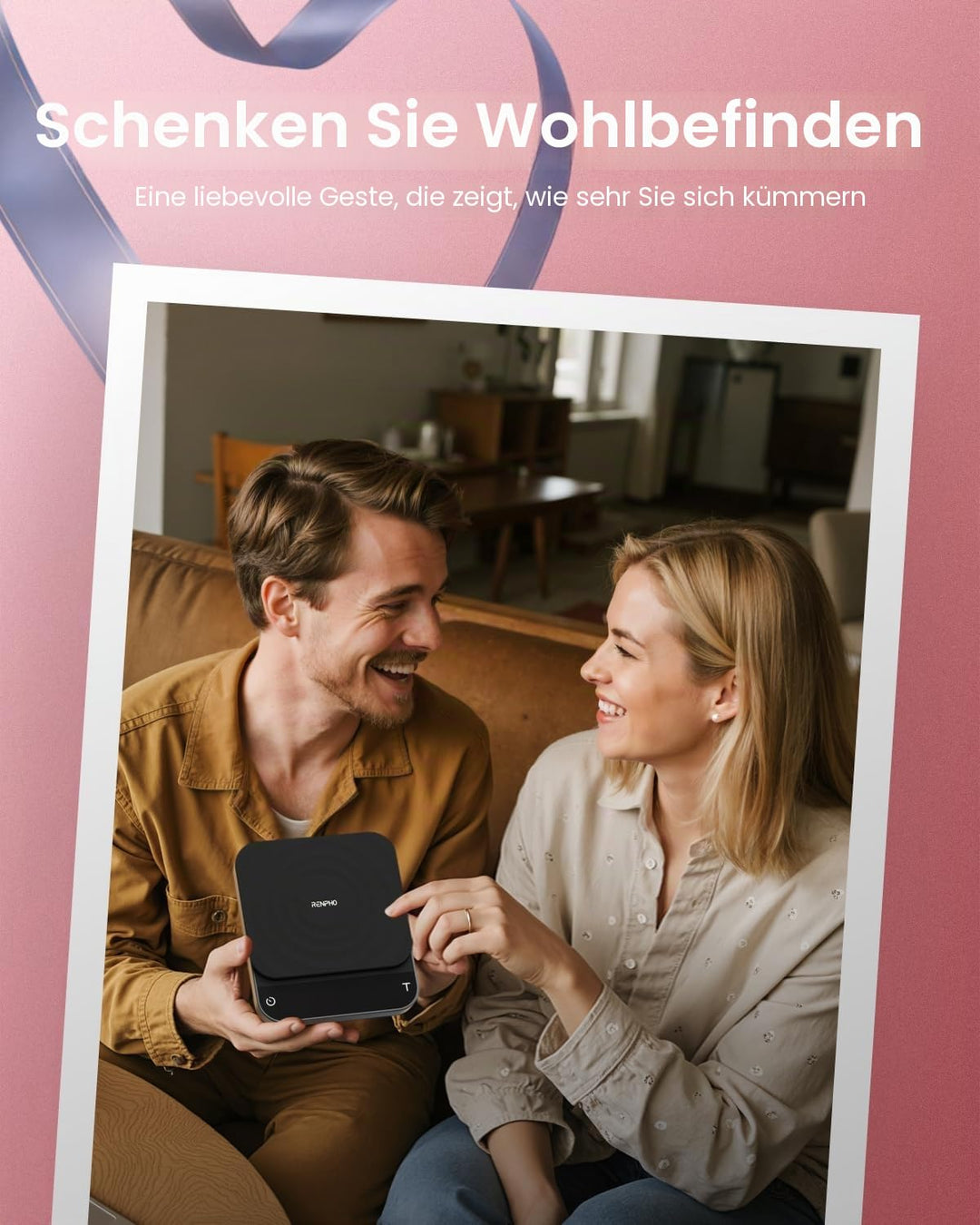 RENPHO Digitale Kaffeewaage mit Timer, Wiederaufladbare 0,1g/3kg Präzise Espressowaage mit Automatis