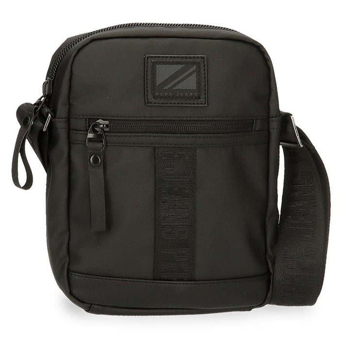 Pepe Jeans Hoxton Umhängetaschen und Kulturbeutel, Schwarz und Blau, Polyester PU, verschiedene Grös