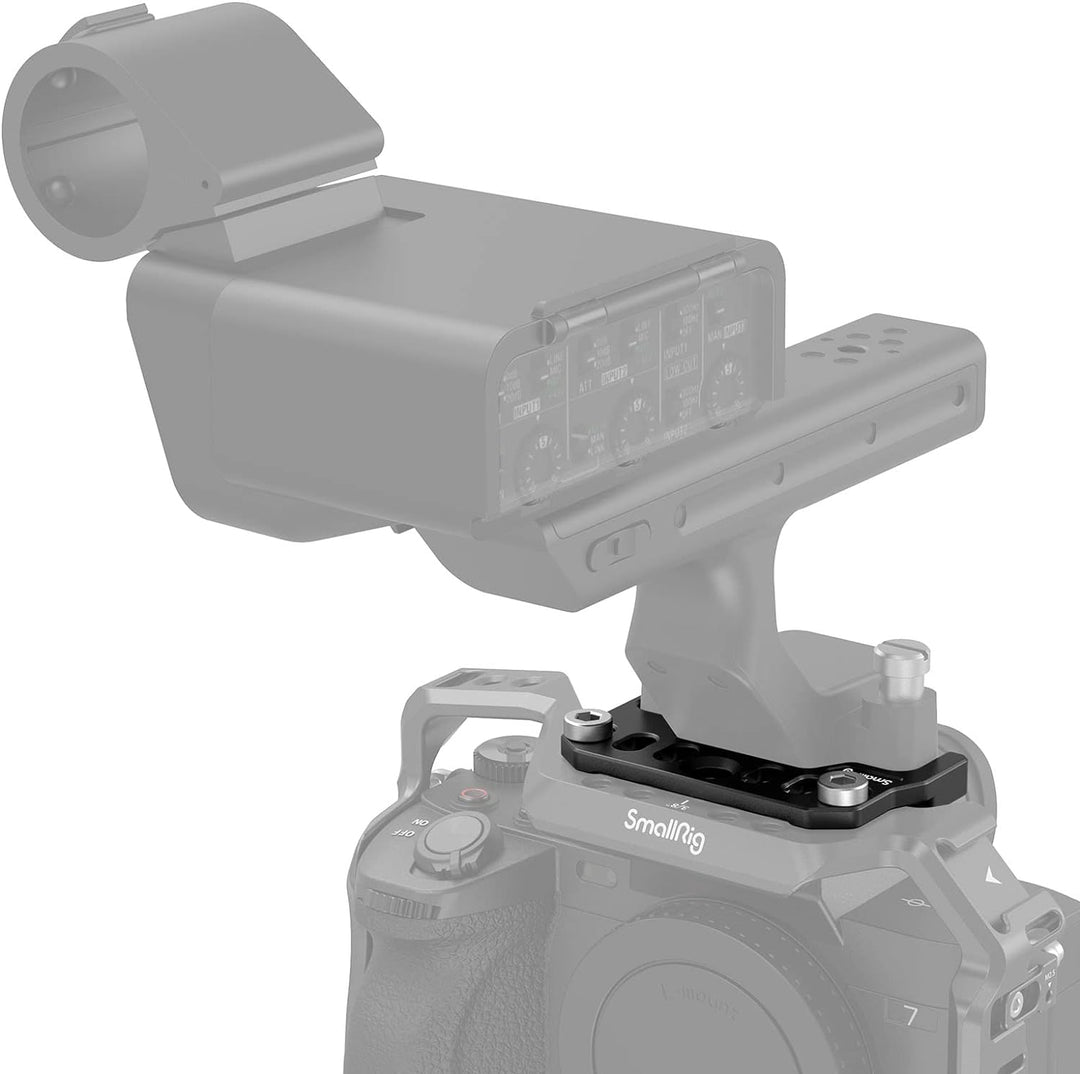 SMALLRIG Montageplatte Adapter Plate zur Befestigung FX3 / FX30 XLR-Griffs am Kamerakäfig 2999/3241