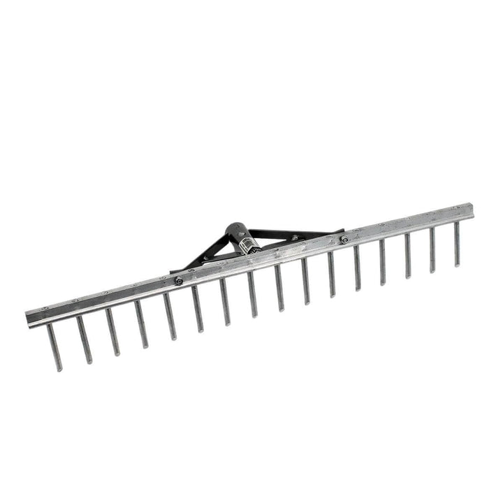 Rekord Aluminium Rechen leicht mit 16 Zinken Breite 62 cm - ohne Stiel, Rechen, Gartenrechen, Laubre