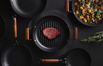 MasterPRO Set Wok + Utensilios ODIN MP 24 cm | 3 Gadgets Schwarz, 24 cm | 3 Gadgets Schwarz