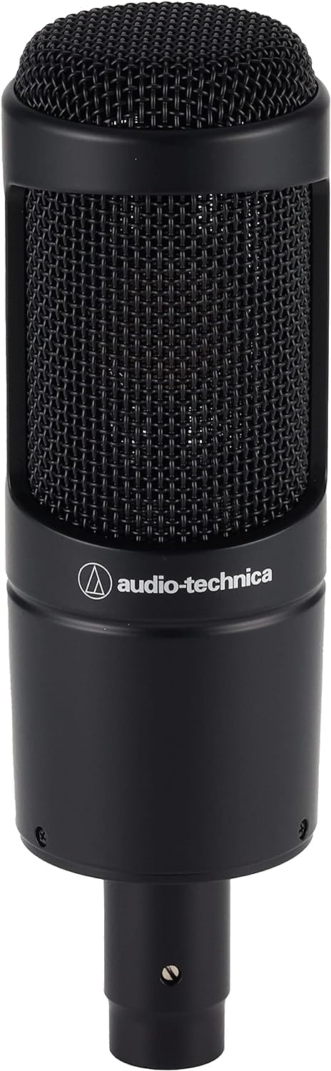 Audio-Technica 2035 Kondensatormikrofon mit Richtcharakteristik Niere Schwarz Single, Single