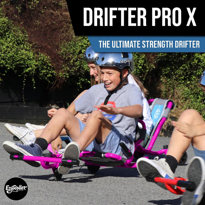 EzyRoller Drifter Pro X Trike für Jugendliche und Kinder ab 10 Jahre und Erwachsene Dreirad Drifttri