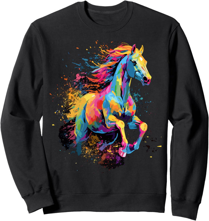 Thoroughbred Pferd Reiten Dressur Springen Reiterhof Sweatshirt