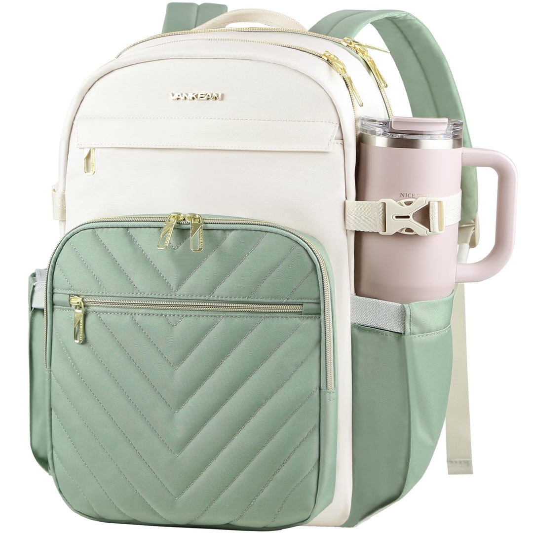 VANKEAN Laptop-Rucksack für Damen und Herren, 43,8 cm (17,3 Zoll), Arbeitstasche für Damen, Herren,