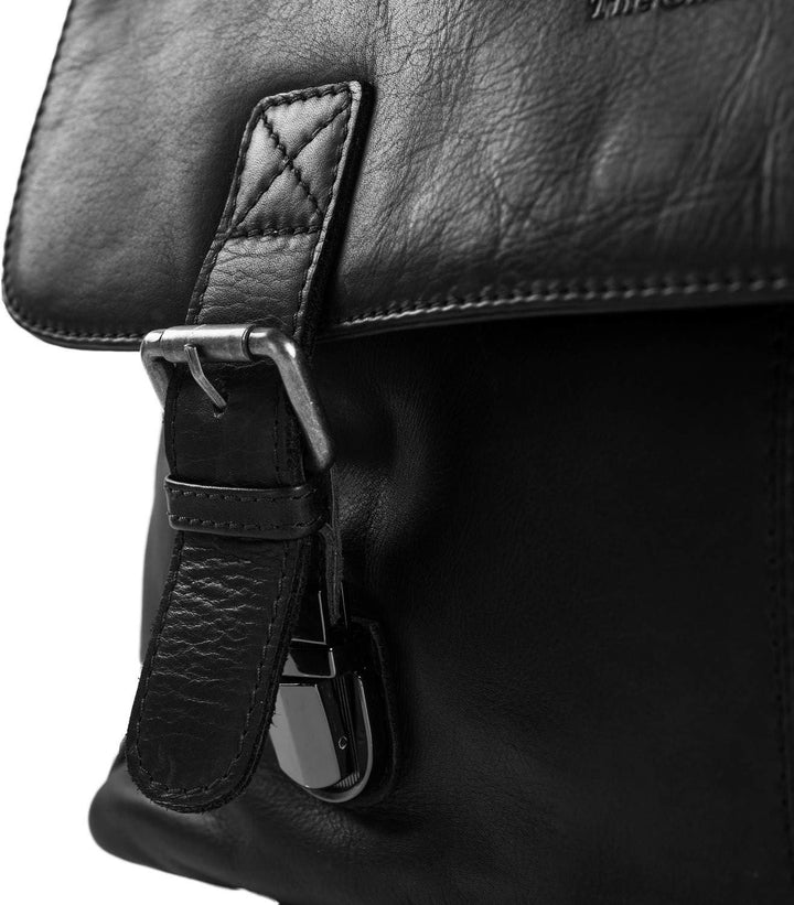 The Chesterfield Brand Belfast - Aktentasche 15.6" Leder 40 cm Schwarz, Schwarz