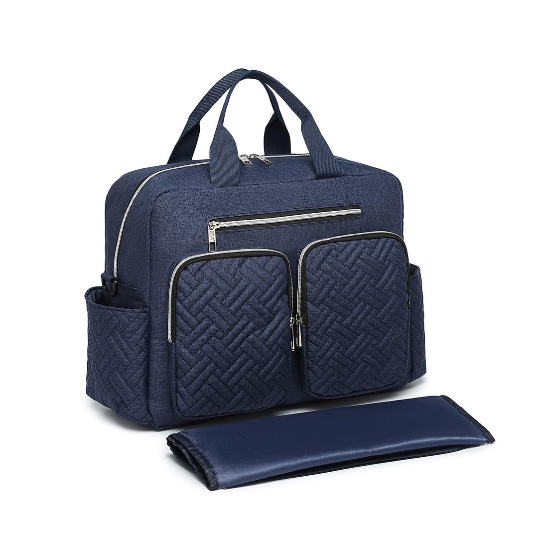 KONO Baby-Wickeltasche, stilvoll, für Mama und Papa, wandelbare Reisetasche mit isolierten Taschen G