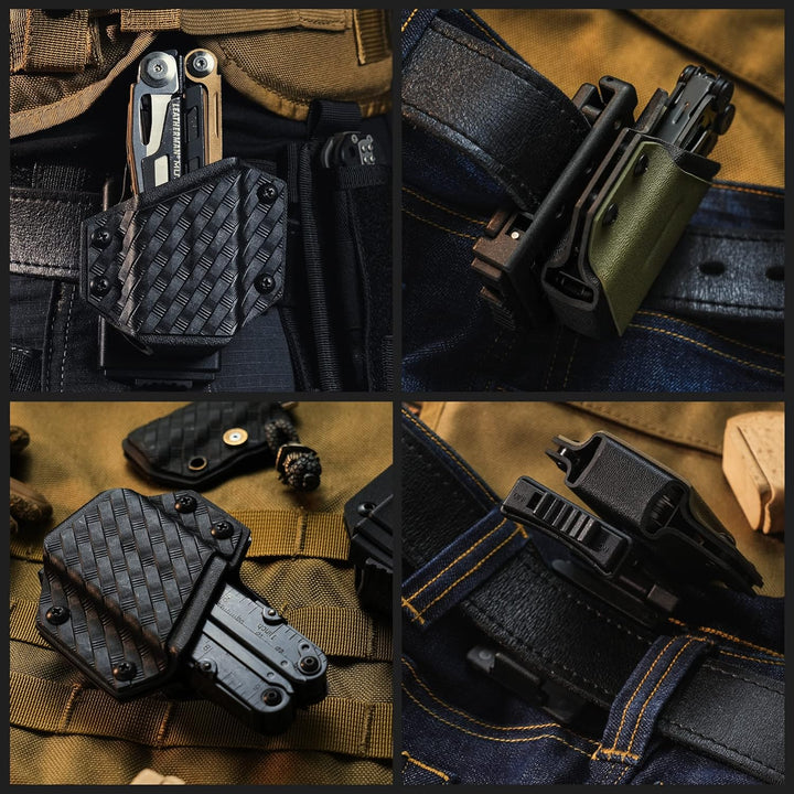 TACTICAL GEEK TGCode G4 Kydex Holster für LEATHERMAN Multitool, mit Einstellbare Spannung, Passend f