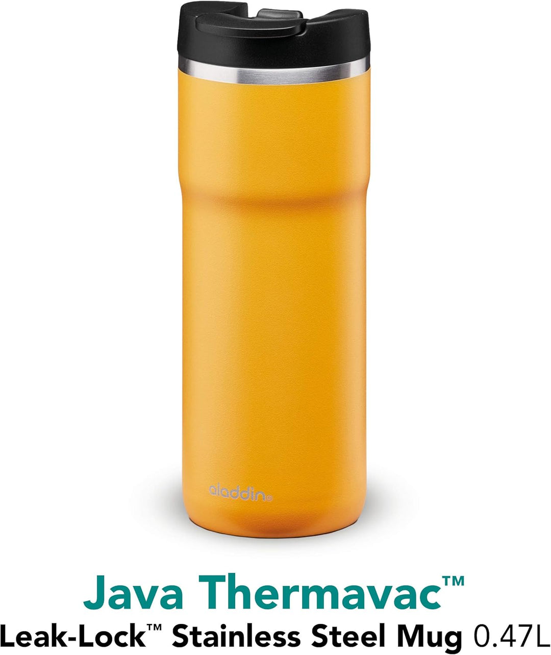 Aladdin Barista Java Thermavac Leak-Lock Edelstahl Thermobecher 0.47L Sun Yellow - Auslaufsicherer B