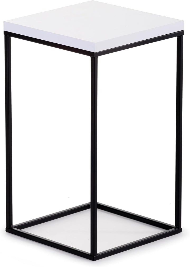 HowHomely Pflanzenständer Metall 40 cm Hoch - Stabiler und Fester Blumenhocker im Loft Stil - Blumen