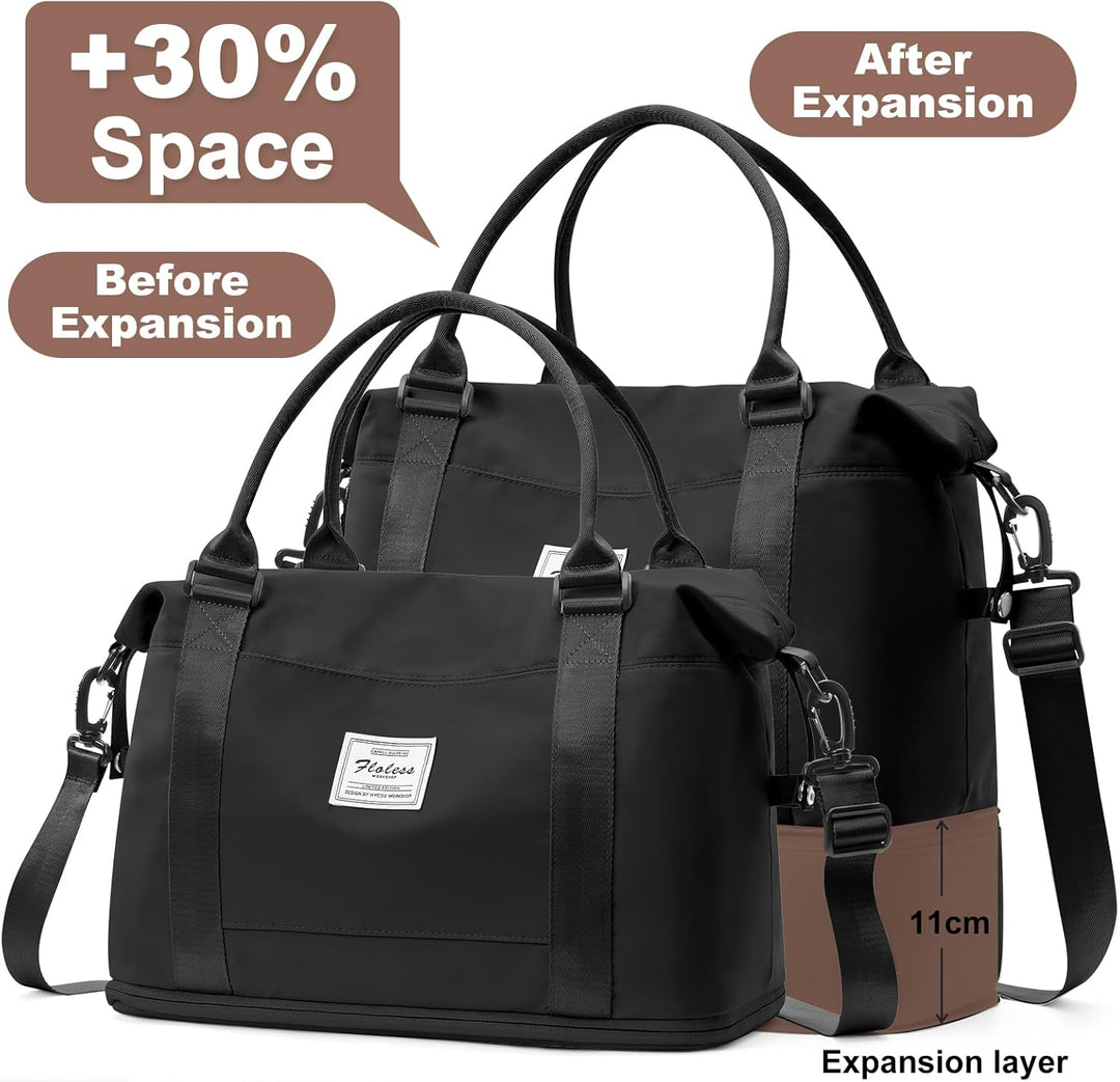 Reisetasche Damen 40x20x25 Ryanair Handgepäck Tasche Sporttasche Weekender Bag Schwimmtasche Wasserd