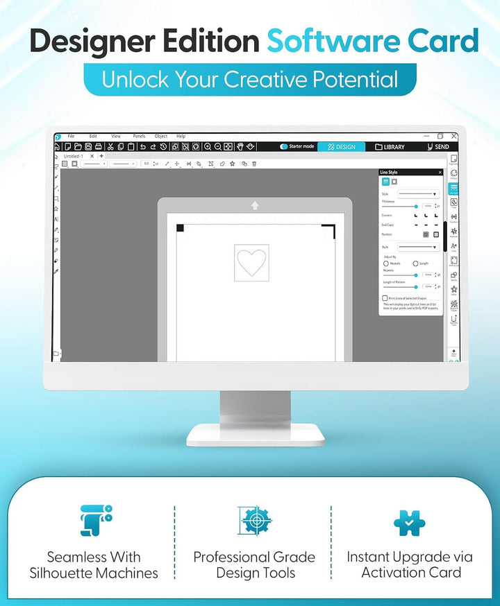 Silhouette America SILH-STUDIO-DE-3T Studio Designer Edition Upgrade