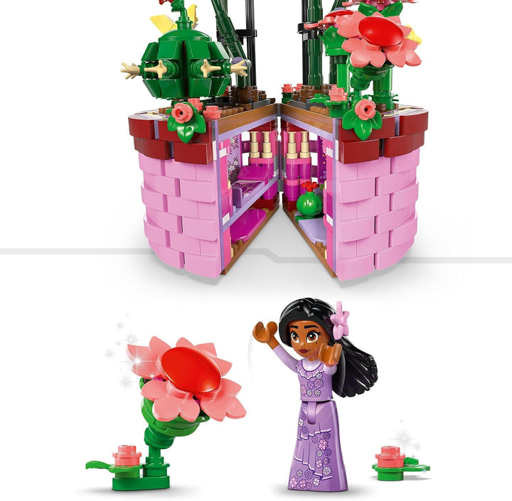 Lego ǀ Disney Encanto Isabelas Blumentopf, Set für Kinder mit baubarer Spielzeug-Orchidee, Deko-Baus