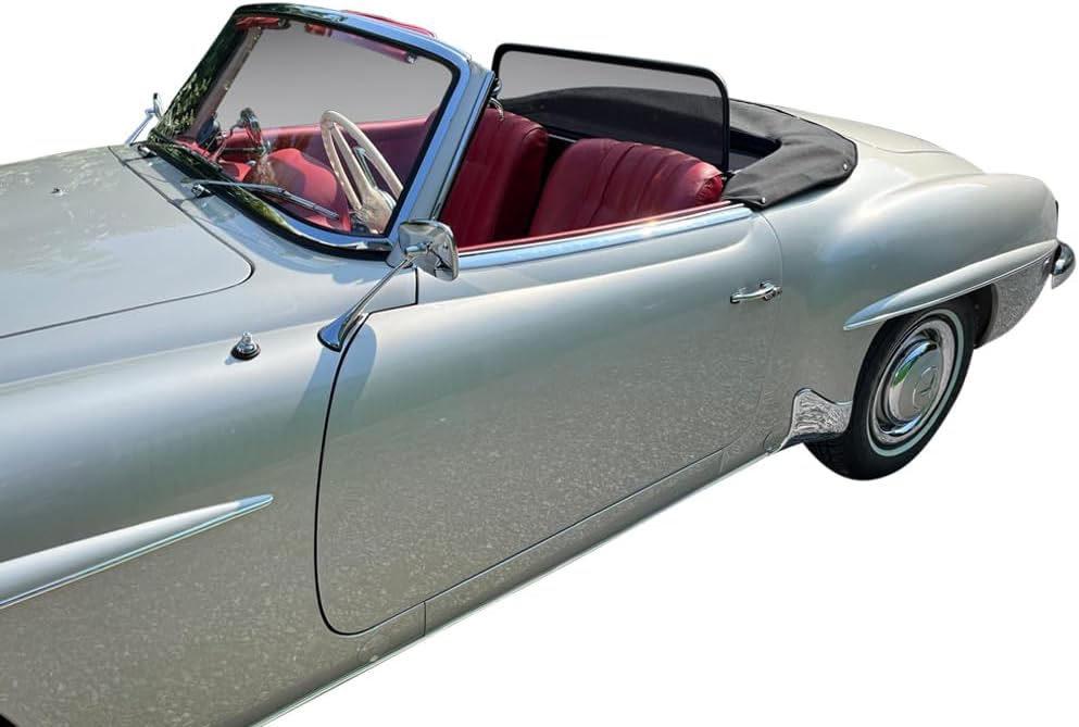 Aperta Windschott passend für Mercedes-Benz SL-Klasse W121 100% Passgenau OEM Qualität Schwarz Winds