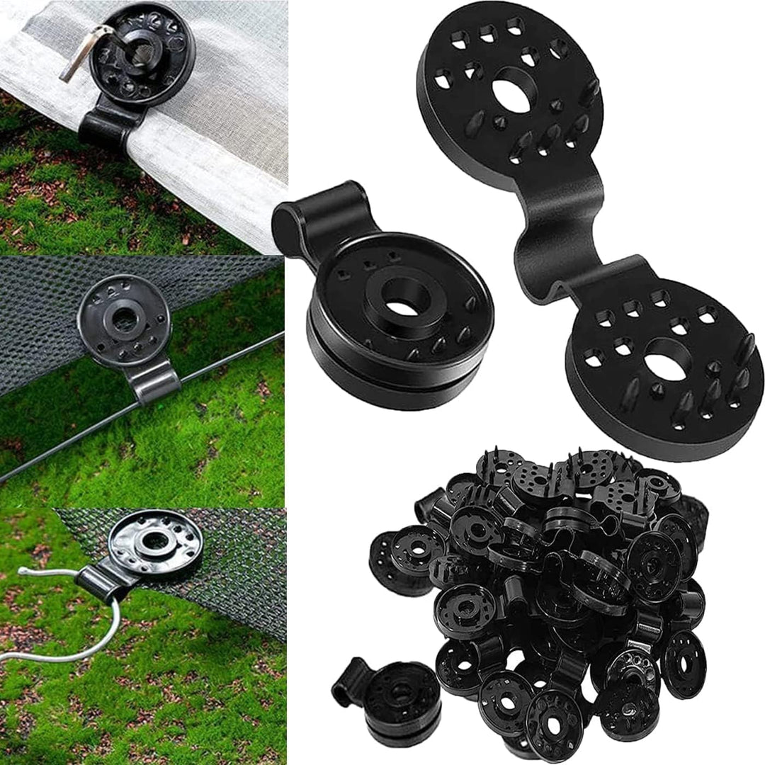 Kunststoff-Clips für Schutzttuch, Sonnensegel, Schattiernetz, Gartenblumenpflanzen, Rasenschatten 75