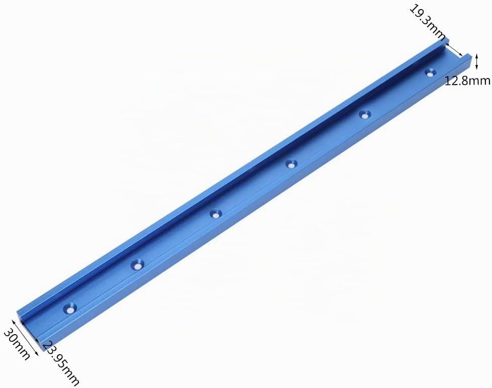 2pcs 1000mm Aluminium T-Gleis SchieneT-Schlitz Gehrungsschiene Jig für Holzbearbeitung oder Router T