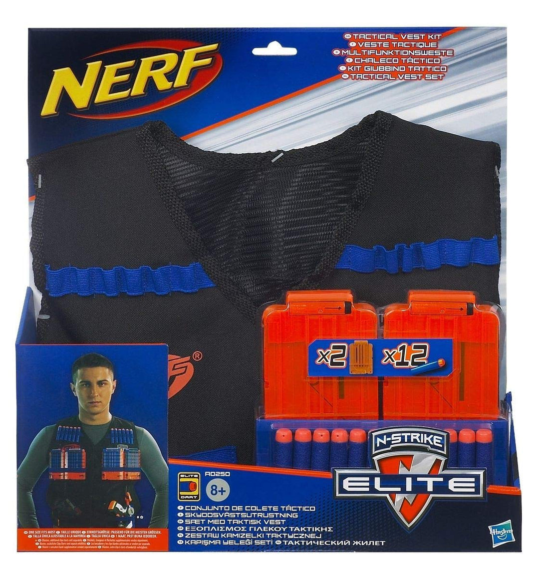 NERF Hasbro A0250148 - N-Strike Elite Battle Weste, Zubehör Standardverpackung, Standardverpackung