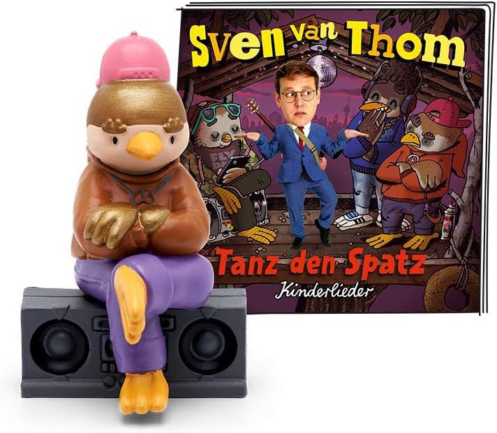 tonies Hörfiguren für Toniebox, Sven Van Thom – Tanz den Spatz, Kinderlieder für Kinder ab 5 Jahren,