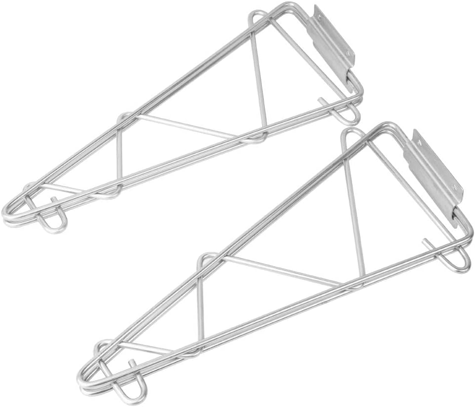 Vogue Wire Wall Shelves incl end brackets - 610x360mm