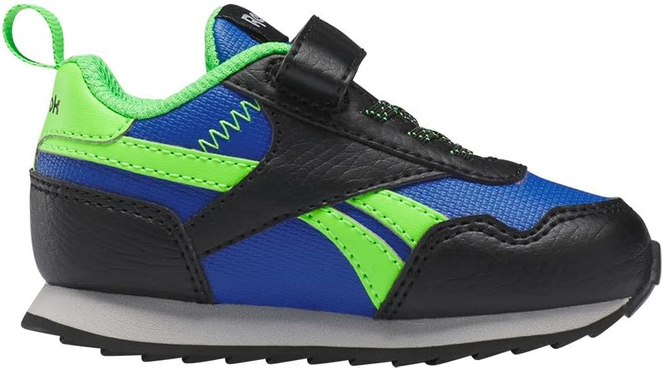 Reebok Unisex Kinder Royal Classic Jogger 3 Sneaker 20 EU Core Black Vector Blue Solar Lime, 20 EU C