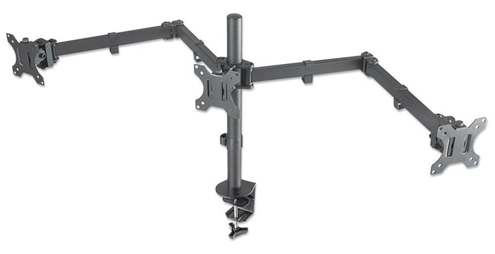 Manhattan 461658 Tischhalterung mit Monitorarm für Drei Displays Geeignet für Drei Displays bis zu 2