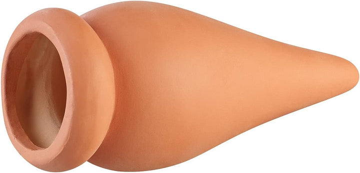 Royal Gardineer Wasserspender Pflanzen: 6er-Set 2in1-Terracotta-Wasserspender für Topfpflanzen (Wass
