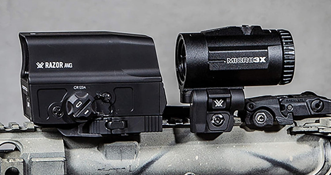 Vortex Micro 3X Magnifier V3xm Schwarz Red Dot Sichtlupe, Red Dot Sichtlupe
