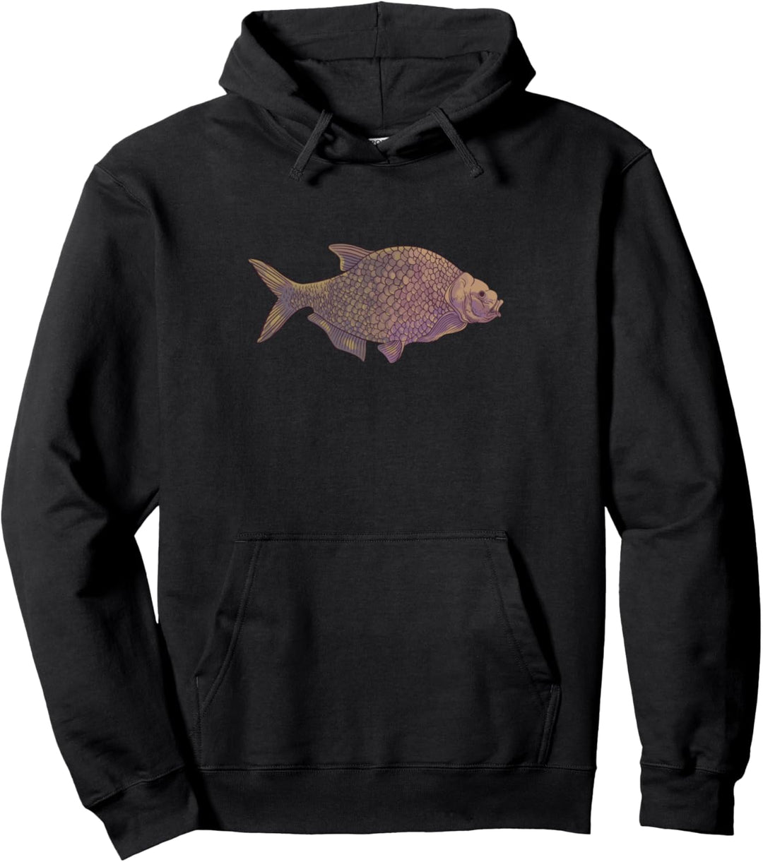 Brassen Brachse Angler Kunst Grafik für Herren Damen Kinder Pullover Hoodie