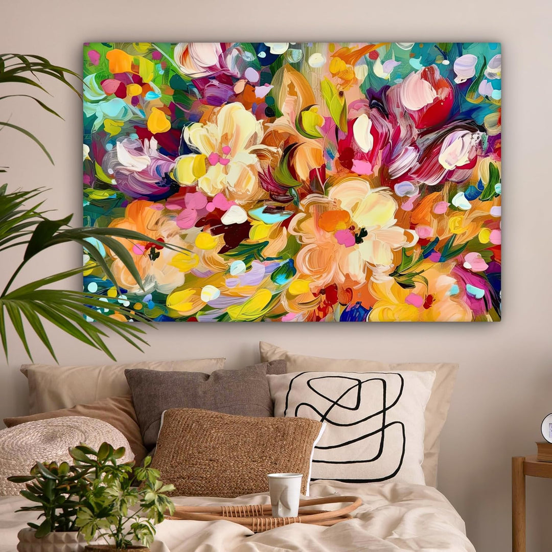 MuchoWow© Leinwandbild Gross 120x80 cm XXL Dekoration Wohnzimmer Bilder Aufhängen Wall Decoration Li