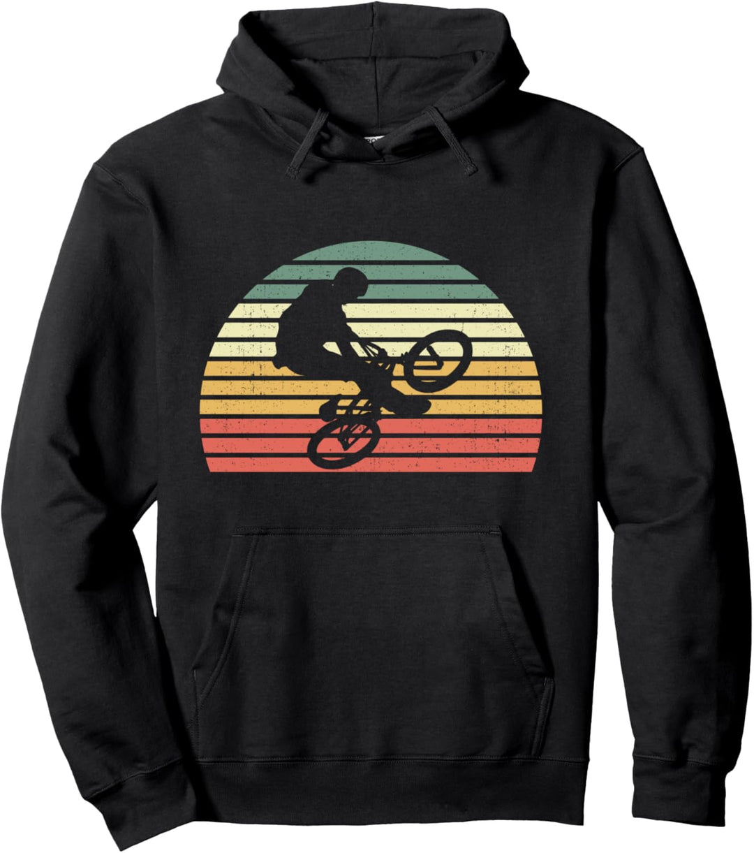 Retro BMX Fahrrad Bike Oldschool Biker - Vintage BMX Pullover Hoodie