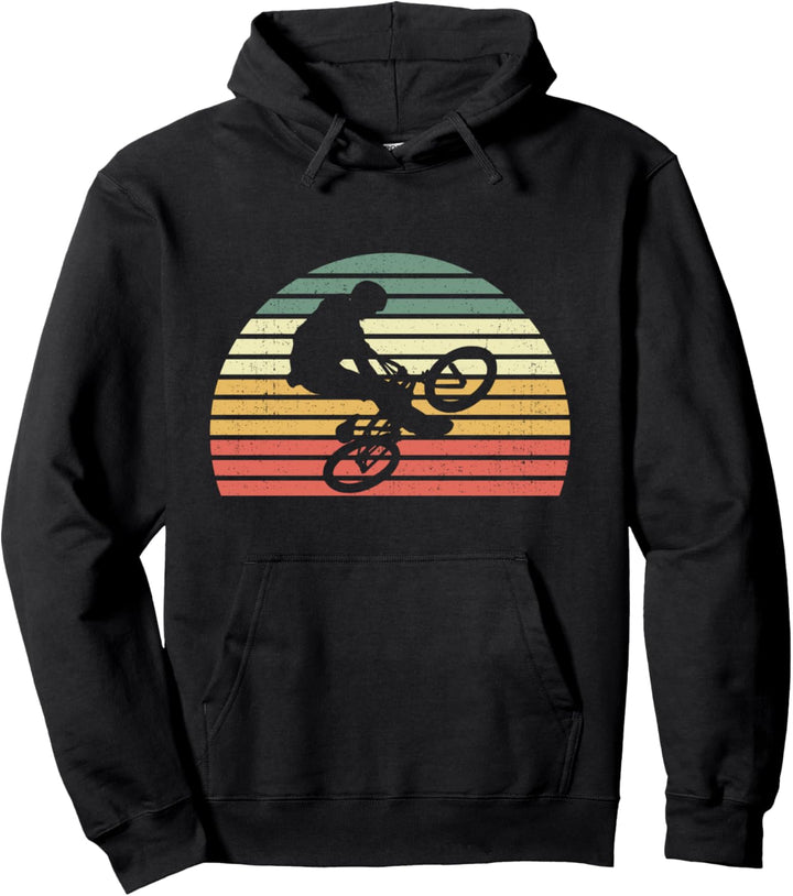 Retro BMX Fahrrad Bike Oldschool Biker - Vintage BMX Pullover Hoodie