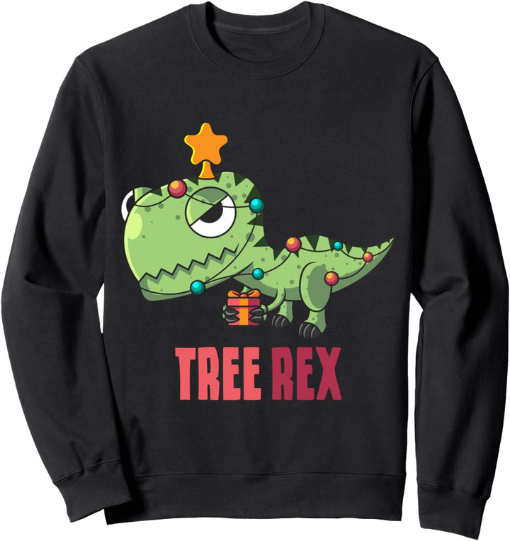 Ugly Christmas Sweater Dino TREX Weihnachten Papa Sweatshirt