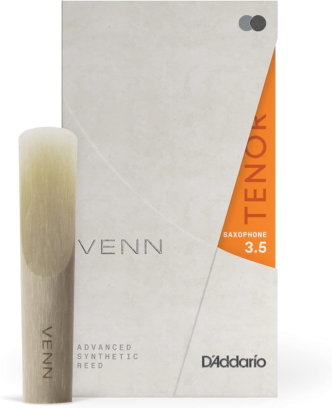 D'Addario VENN Blatt für Tenorsaxophon, G2, Stärke 3.5 Strength 3.5, Strength 3.5