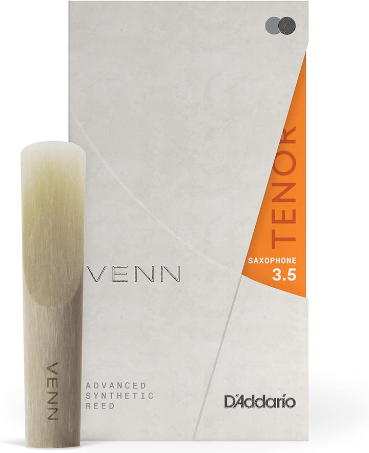 D'Addario VENN Blatt für Tenorsaxophon, G2, Stärke 3.5 Strength 3.5, Strength 3.5