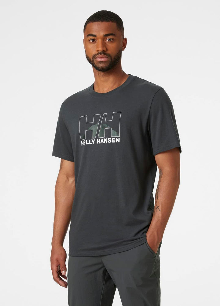 Helly Hansen Herren Nord Graphic T-Shirt Ebenholz M, Ebenholz M