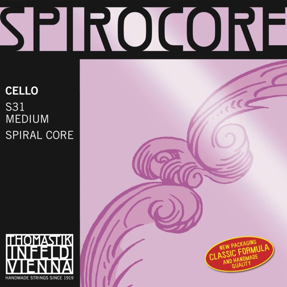 C Cello Spirocore-Kern gedreht verchromt