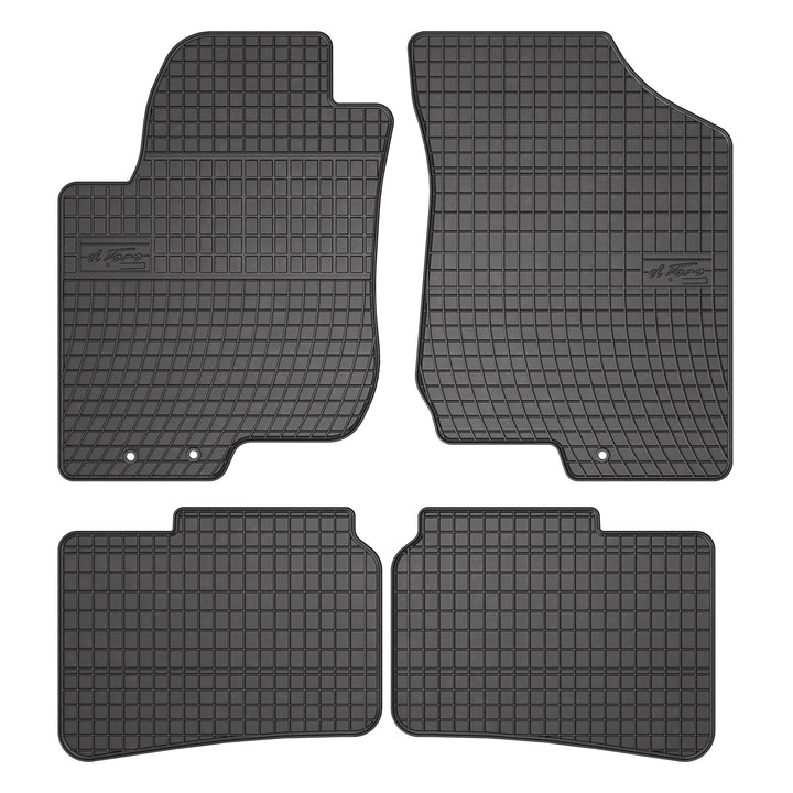FROGUM EL Toro Gummimatten Ganzjähriges-Set von Autofussmatte Auto Fussmatten für Hyundai i30 I 2007