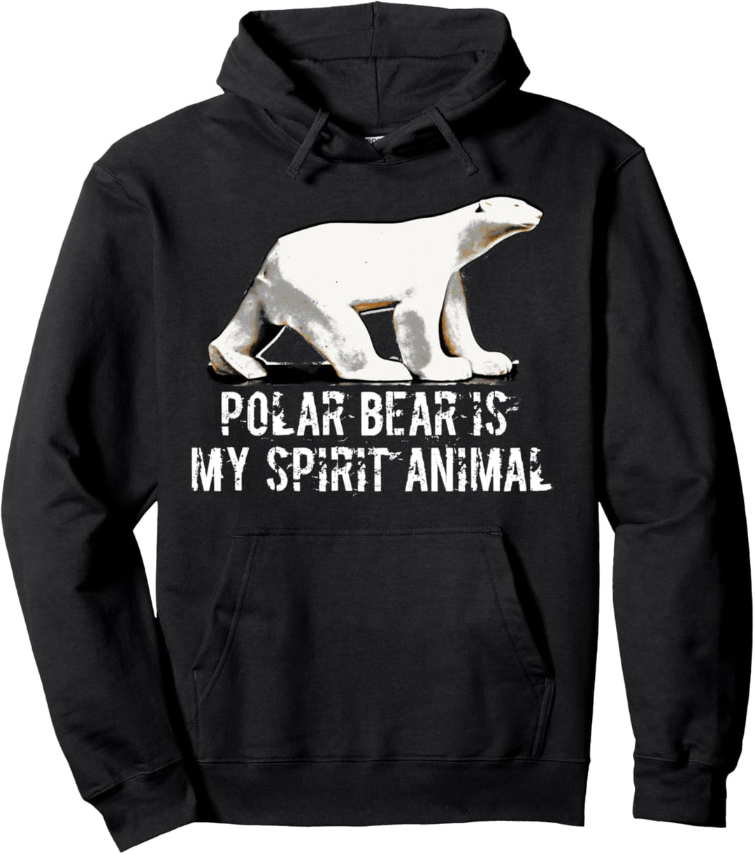 Eisbär ist mein Geist-Tier Pullover Hoodie