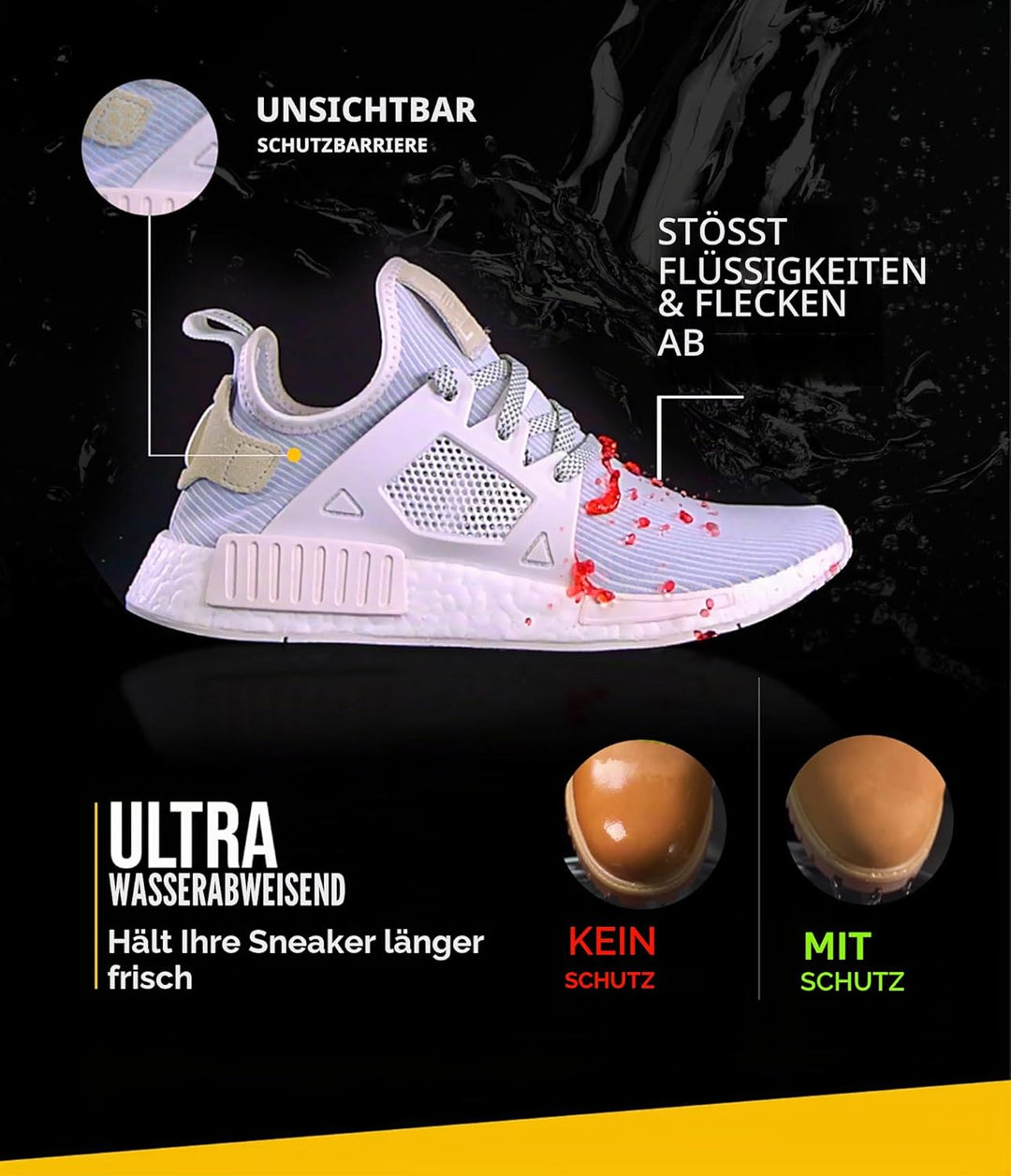 Crep Protect Spraydose Regen & Fleck Wasserfester Schutz Nano-Schutz für Leder, Nubuk, Wildleder & C