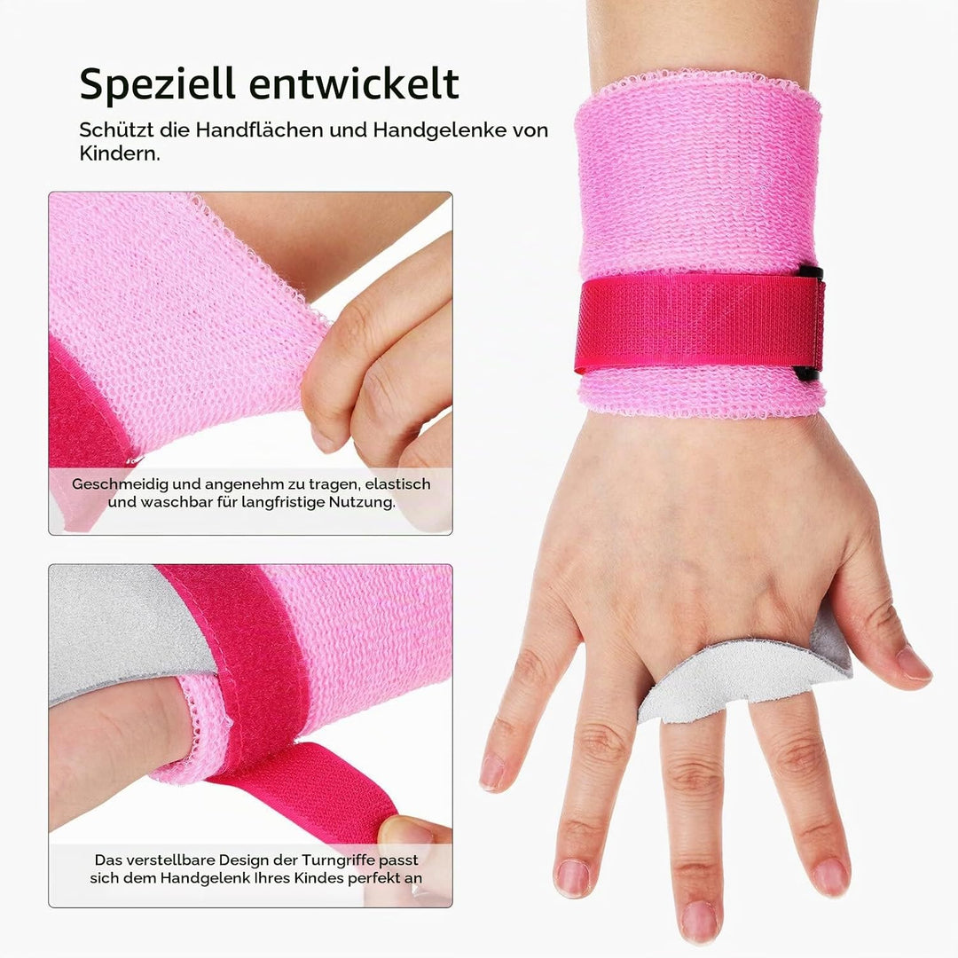 CLISPEED 4 Stück Sport-Gymnastik-Griffe Armbänder Kinder-Gymnastik-Stange Griffe Schweissbänder Gewi