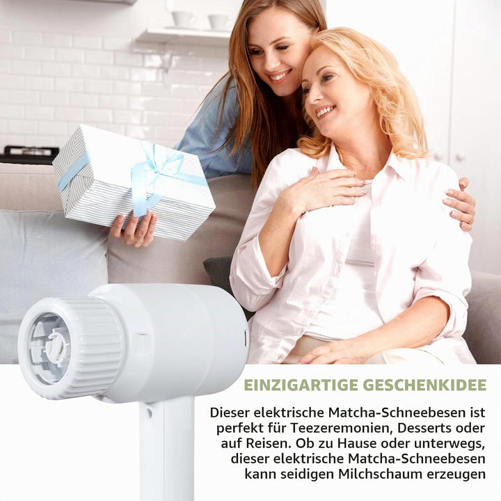 Matcha Schneebesen Elektrisch, Handlicher Matcha Quirl, Wiederaufladbarer Mixer Küchenhelfer, Elektr
