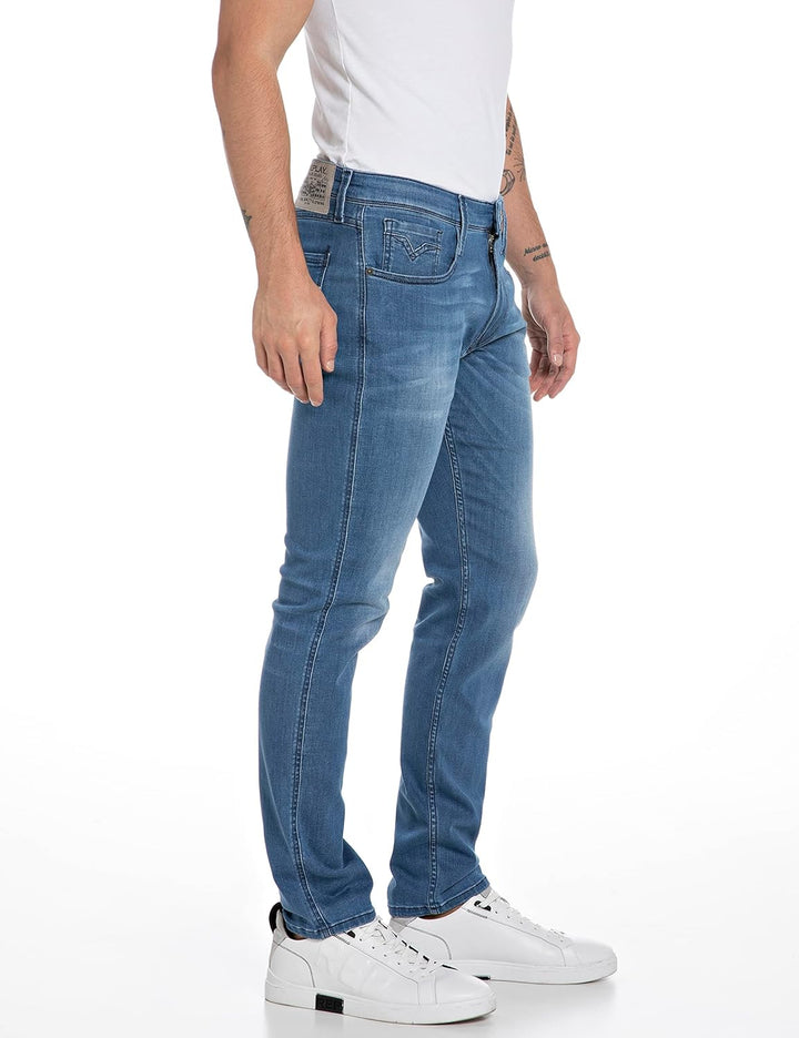 Replay Herren Jeans 29W / 32L Medium Blue 009-3, 29W / 32L Medium Blue 009-3