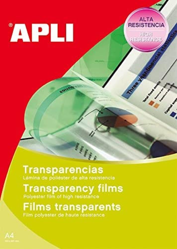 APLI 859 Box transparent Filme für Kopierer