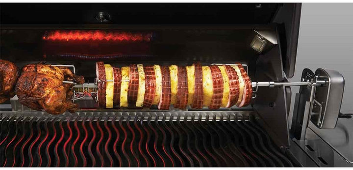 Napoleon Edelstahl Rotisserie Comm. Quality für LEX605, LEX730 Drehspiess-Set- LEX605/ LEX730, Drehs