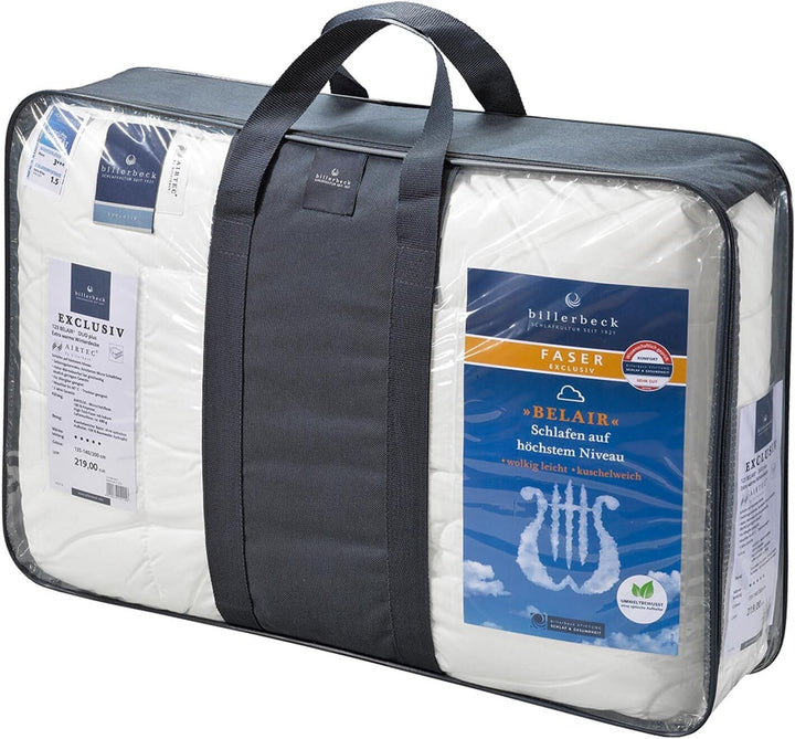 Billerbeck Bettdecke Belair 155 x 220 Warm + Duo Plus Allergiker geeignet atmungsaktiv 155 x 220 cm