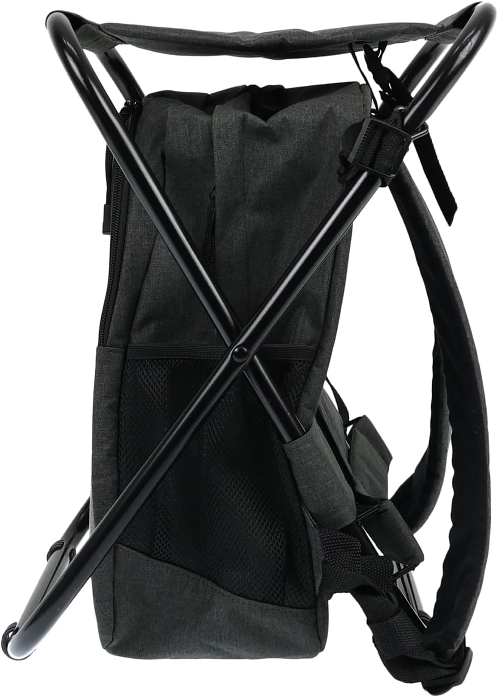 Aurora Outdoor Backpack - Rucksack mit Hocker - schwarz