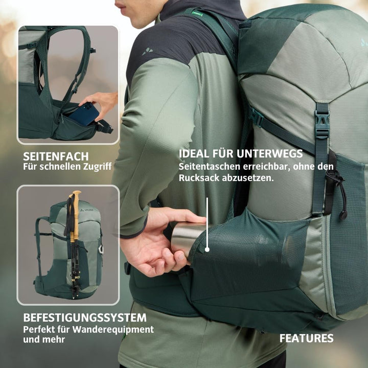 VAUDE Brenta 30 Wanderrucksack Einheitsgrösse Agave, Einheitsgrösse Agave